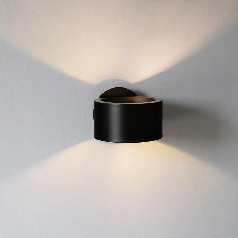 Contemporary Metal Shade Wall Sconce with Adjustable Arm for Bedroom Living Room Office Hallway Lighting