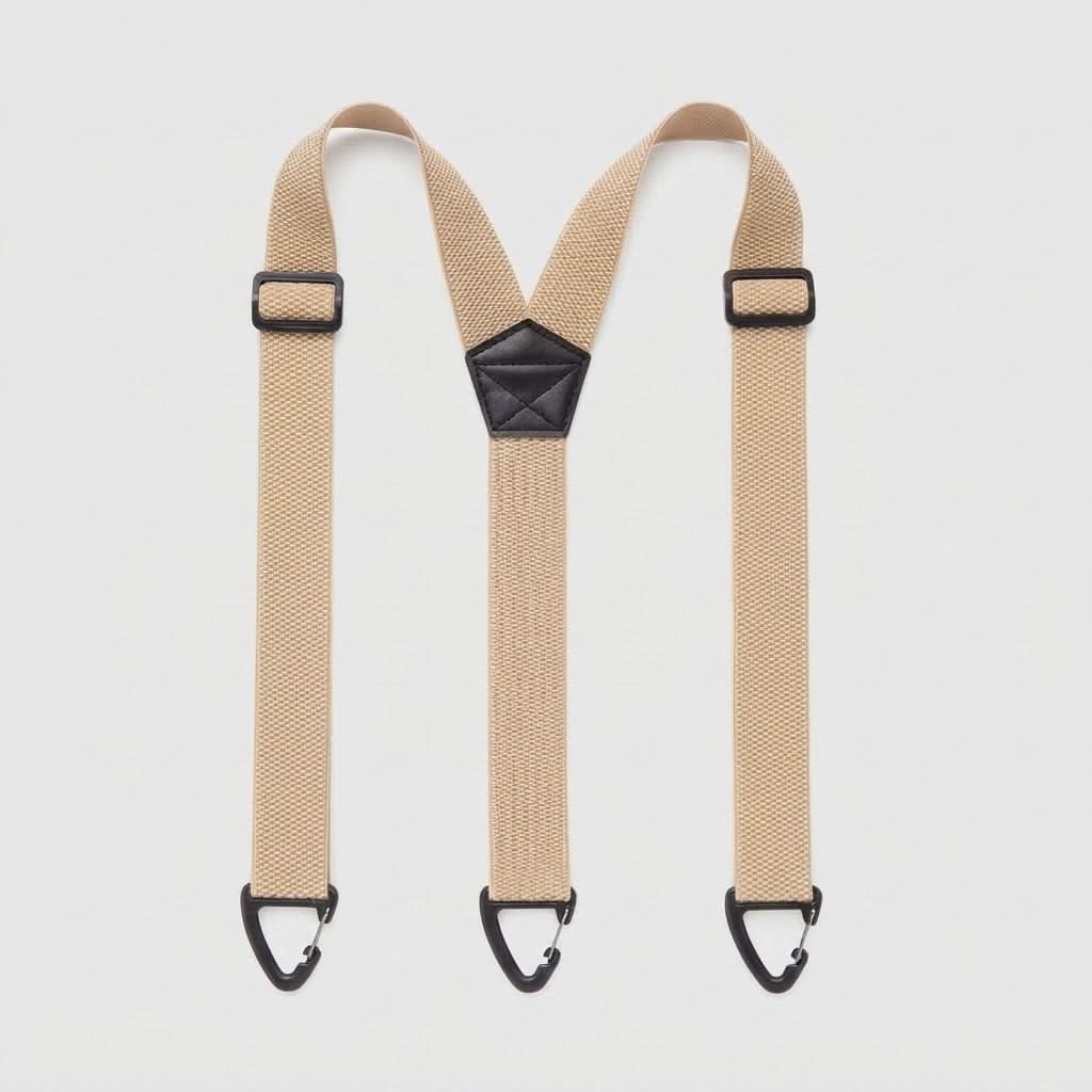 CLIPLOCK – Carabiner Clip Suspenders for a Secure Fit