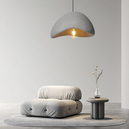 Spherical Hanging Ceiling Light Fixture with Adjustable Drop Length for Kitchen Island Dining Room Bedroom | Gray White LED Compatible Indoo
