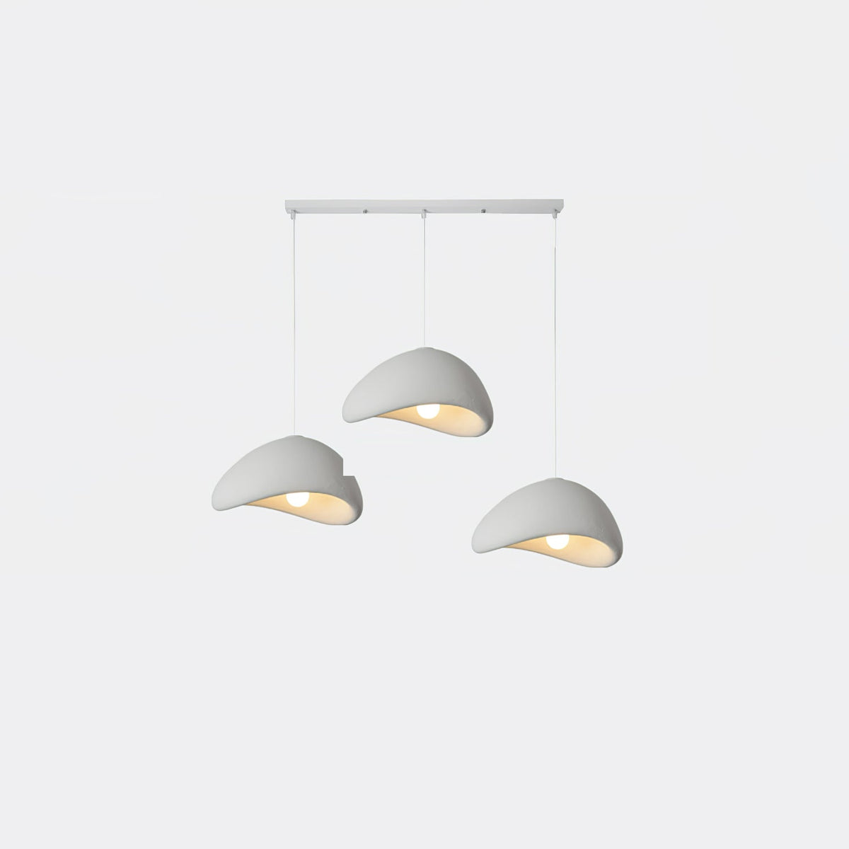 Spherical Hanging Ceiling Light Fixture with Adjustable Drop Length for Kitchen Island Dining Room Bedroom | Gray White LED Compatible Indoo