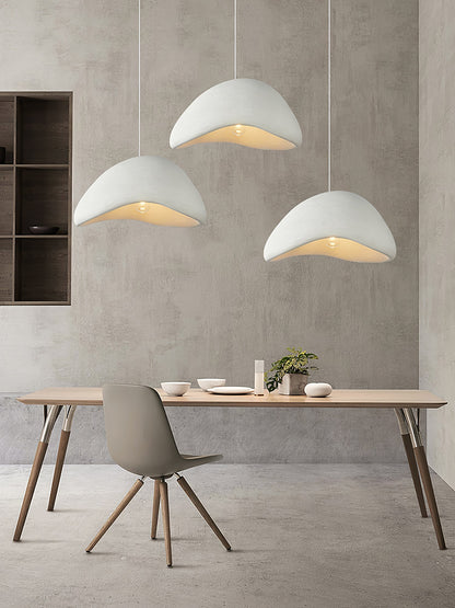 Spherical Hanging Ceiling Light Fixture with Adjustable Drop Length for Kitchen Island Dining Room Bedroom | Gray White LED Compatible Indoo