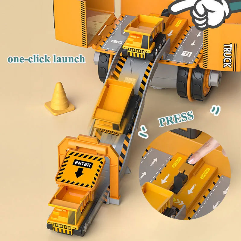 Construction Vehicle Building Set with Screwdriver Tools for Kids – STEM Learning Toy for Boys & Girls Ages 3+