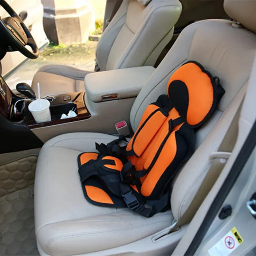 Portable Child Travel Harness Seat | Foldable Compact Design | Quick-Install 5-Point Safety System for Cars & Rideshares