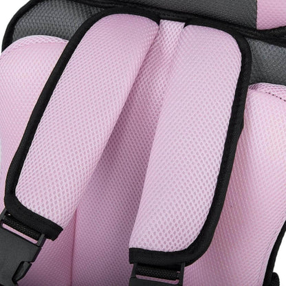 Portable Travel Booster Seat with 5-Point Harness for Toddlers & Kids | Breathable Mesh Cushion | Adjustable Safety Straps for Car & Home
