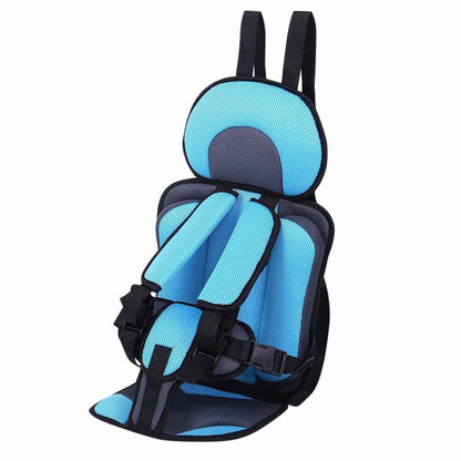 Portable Travel Booster Seat with 5-Point Harness for Toddlers & Kids | Breathable Mesh Cushion | Adjustable Safety Straps for Car & Home