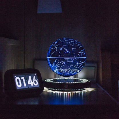 Magnetic Levitation Floating Globe Night Light with 360° Rotation Star Map Sphere for Bedroom Office Living Room Desk Decor
