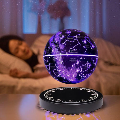 Magnetic Levitation Floating Globe Night Light with 360° Rotation Star Map Sphere for Bedroom Office Living Room Desk Decor