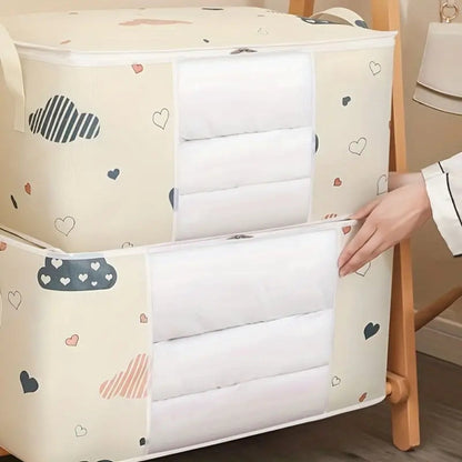 Kora Kids Storage Bag - Durable Cotton-Polyester Blend, Reinforced Handles