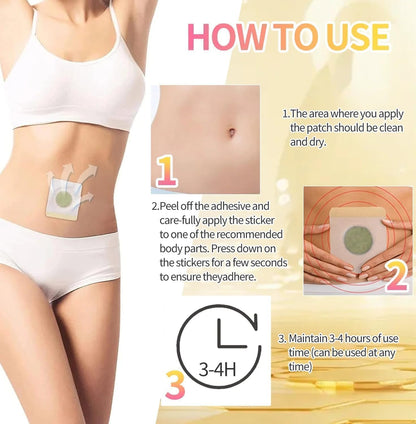 Herbal Wellness Patches with Natural Bee Venom Extract for Daily Body Care Support – Transdermal Application Skin Patches for Women & Men –