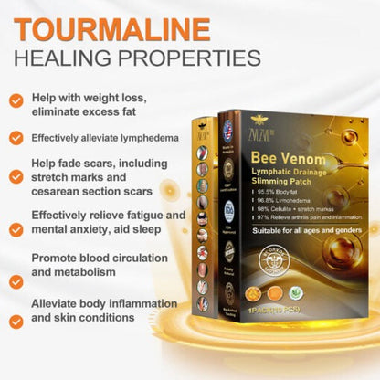 Herbal Wellness Patches with Natural Bee Venom Extract for Daily Body Care Support – Transdermal Application Skin Patches for Women & Men –