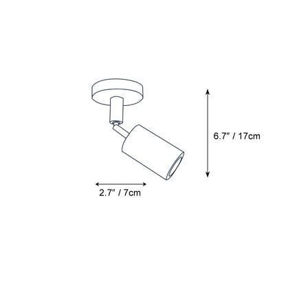 Adjustable LED Track Light Wood & Metal 39 in for Kitchen Dining Room Living Room Bedroom Modern Directional Ceiling Fixture