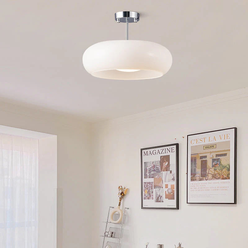 Hanging Dome Fixture 11-Inch Tinted Glass Hardwired Ceiling Drop Light for Kitchens Over Islands Bedrooms Breakfast Nooks Industrial Farmhou