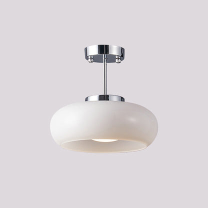 Hanging Dome Fixture 11-Inch Tinted Glass Hardwired Ceiling Drop Light for Kitchens Over Islands Bedrooms Breakfast Nooks Industrial Farmhou
