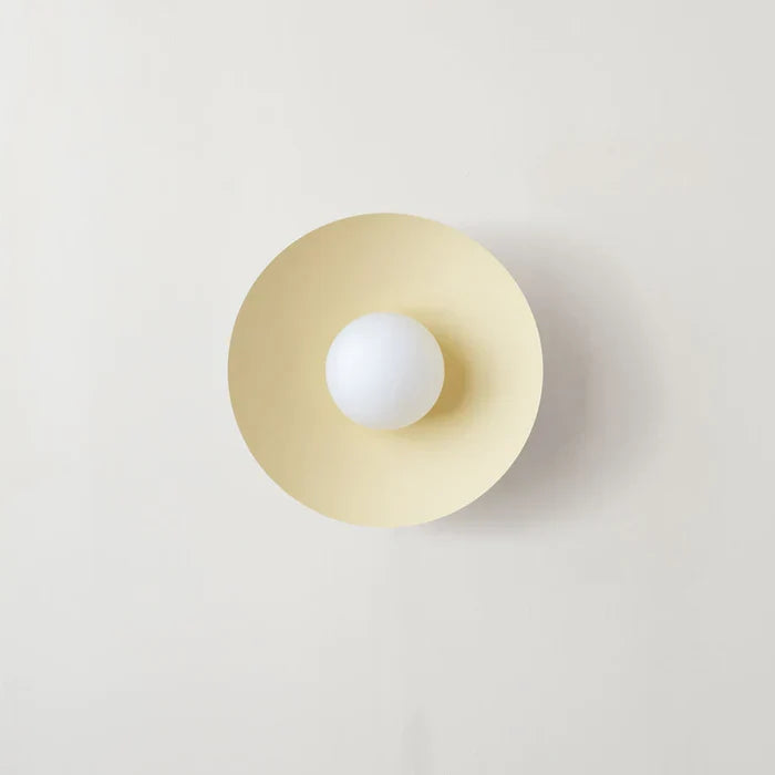 Round Overhead LED Fixture Metal 12.6 Inch Diameter Low-Profile Mount for Kitchen Dining Room Bedroom Hallway 5.9 in Height Contemporary Hom