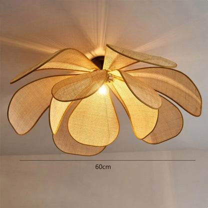 Handwoven Woven Wicker Hanging Fixture 20-Inch Natural Tone Adjustable Overhead Illumination for Kitchens Dining Spaces Islands Counter Tabl