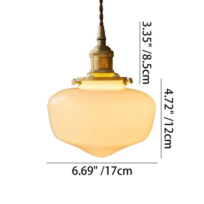 Hanging Ceiling Light Fixture with Clear Glass Shade for Kitchen Island, Breakfast Nook, Bedroom, Foyer, Adjustable Drop