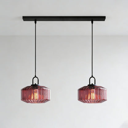 Handblown Glass Pendant Light Fixture 11 Inch Diameter for Kitchen Dining Room Hallway Living Room Bedroom LED Ceiling Light
