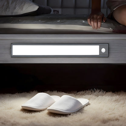 Rechargeable Cordless LED Strip Light for Cabinets, Closets & Hallways – Battery Powered Stick-On Under Cabinet Lighting for Kitchen, Bedroo