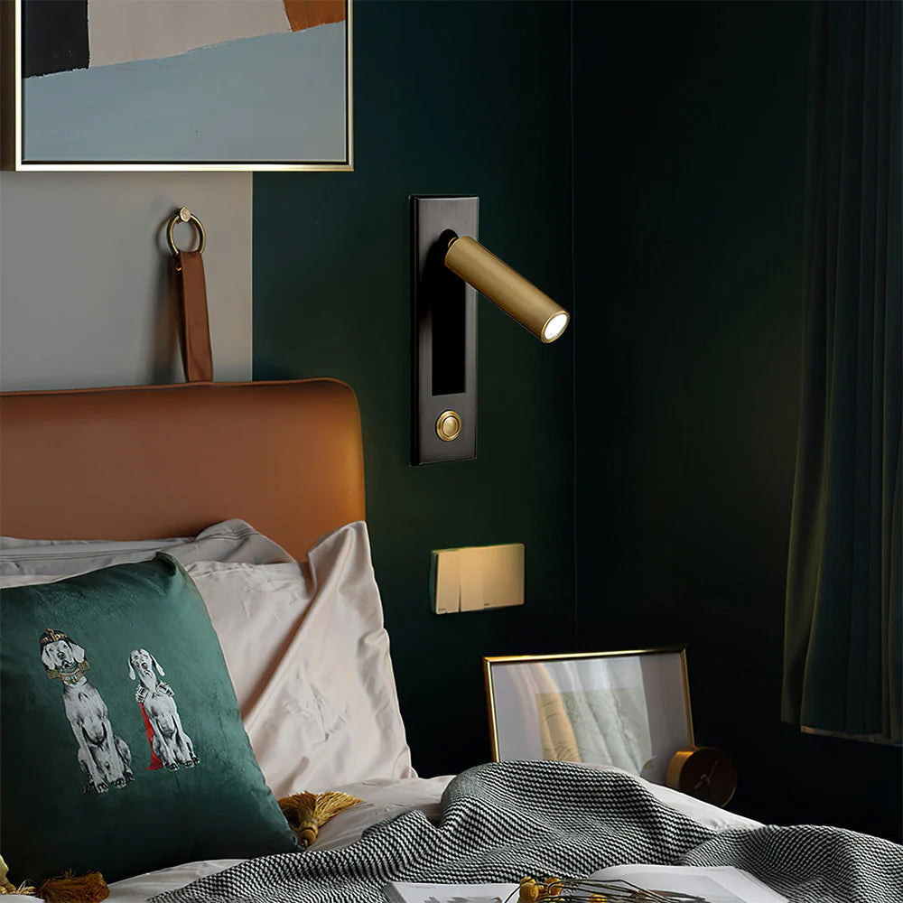 Recessed LED Wall Sconce Metal 7 in Round Flush Mount for Bedroom Hallway Reading Ambient Lighting Indoor Modern Home