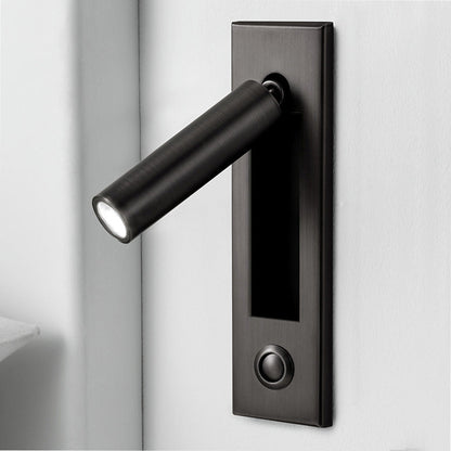 Recessed LED Wall Sconce Metal 7 in Round Flush Mount for Bedroom Hallway Reading Ambient Lighting Indoor Modern Home