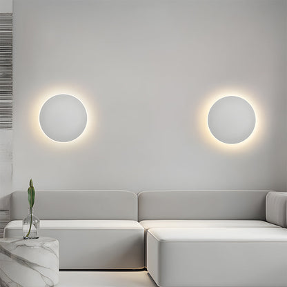 Modern Metal Sconce with Acrylic Shade in Black or White for Hallway Bedroom Living Room Indoor Ambient Lighting LED Fixture Contemporary Ho