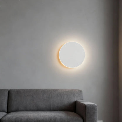 Modern Metal Sconce with Acrylic Shade in Black or White for Hallway Bedroom Living Room Indoor Ambient Lighting LED Fixture Contemporary Ho