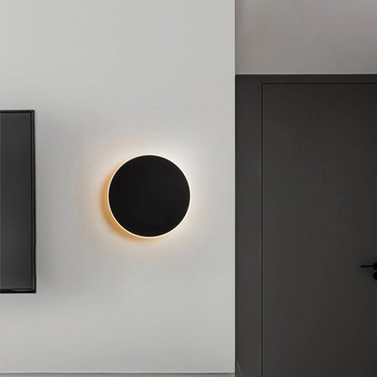 Modern Metal Sconce with Acrylic Shade in Black or White for Hallway Bedroom Living Room Indoor Ambient Lighting LED Fixture Contemporary Ho