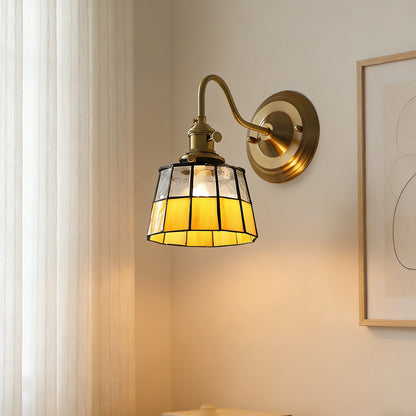 Indoor Sconce Light Metal & Glass 10 Inch Vintage Style for Entryway Corridor Bedroom Dining Room Home Accent Fixture
