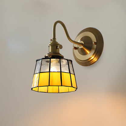 Indoor Sconce Light Metal & Glass 10 Inch Vintage Style for Entryway Corridor Bedroom Dining Room Home Accent Fixture