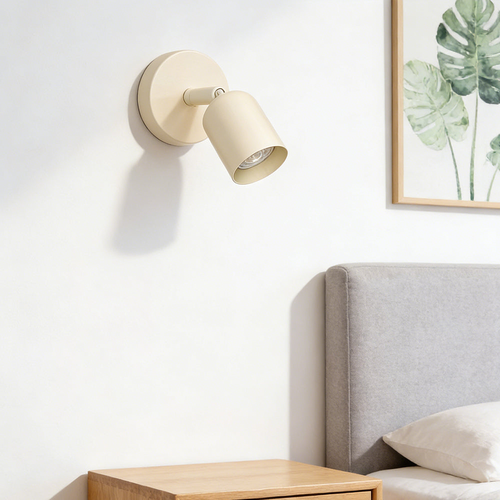 Metal Wall Sconce Light Fixture with Built-In LED for Bedrooms, Hallways, Staircases - Adjustable Color Temperature Reading Light - Compact