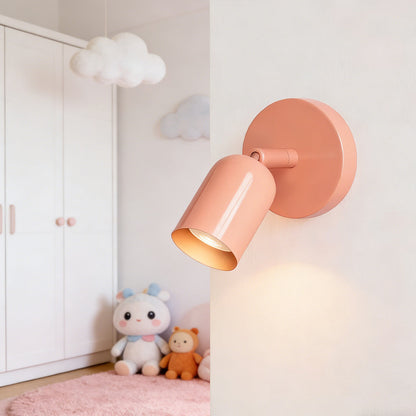 Metal Wall Sconce Light Fixture with Built-In LED for Bedrooms, Hallways, Staircases - Adjustable Color Temperature Reading Light - Compact