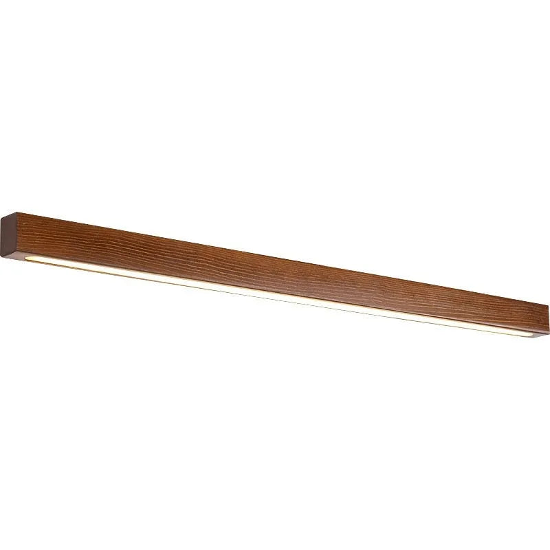 Wooden LED Vanity Mirror Light Fixture for Bathroom Wall 24-Inch Warm Lighting Above Sink Bedroom Illumination Slim Profile Spa-Style Contem