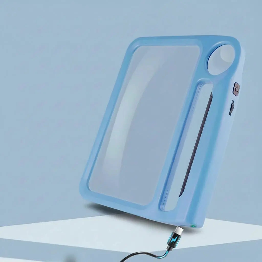 Illuminated Handheld Magnifier with 48 LED Lights – 5X & 10X Dual Lens for Small Print, Documents & Hobbies
