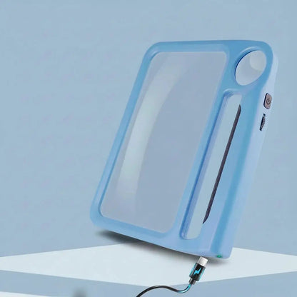 Illuminated Handheld Magnifier with 48 LED Lights – 5X & 10X Dual Lens for Small Print, Documents & Hobbies