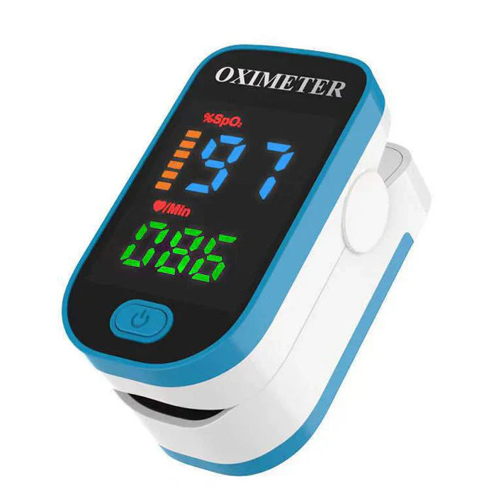 Fingertip Oxygen Monitor with LED Screen for Quick SpO2 & Heart Rate Readings – Portable Pulse Reader for Adults & Seniors