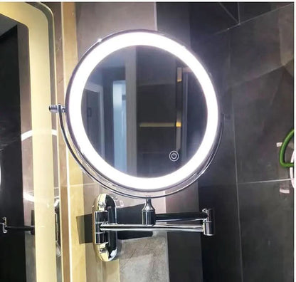 LUMIVIEW – LED Magnifying Makeup Mirror Adjustable Light Travel