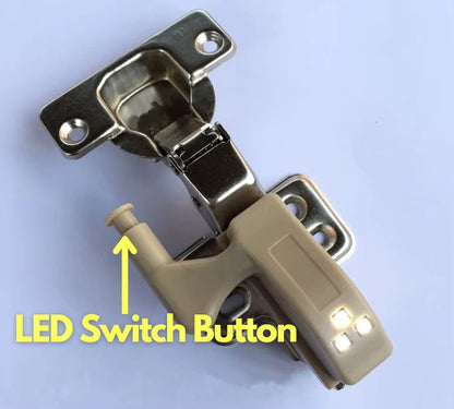 Motion-Activated Cabinet Hinge Lights with Auto On/Off Sensor for Kitchen Closet Cupboard Pantry Wardrobe Storage | 10-Pack Battery Operated