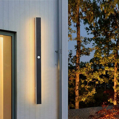 Linear LED Outdoor Sconce 79 Inch Waterproof Metal Wall Light for Patio Garden Facade Pathway Modern Exterior Minimalist Architecture Fixtur