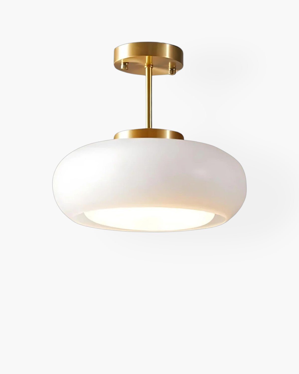 Spherical Glass Hanging Light 16 Inches Warm Glow Iron Frame E27 Socket for Kitchen Island Dining Room Modern Downlight Fixture
