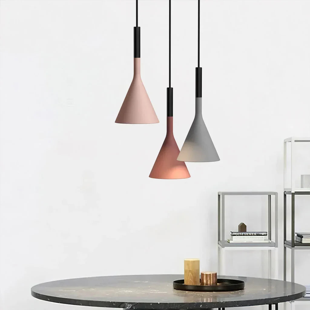Industrial Concrete Hanging Light 10 in Gray E27 Socket Adjustable Height Ceiling Fixture for Kitchen Island Dining Table Counter Cafe Moder