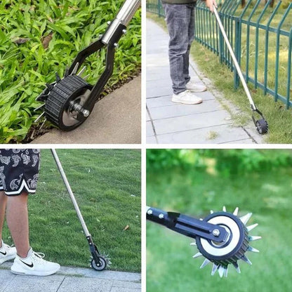 Lawn Edger | Adjustable Height Manual Tool with Ergonomic Grip | Effortless Edging for Neat Garden Borders