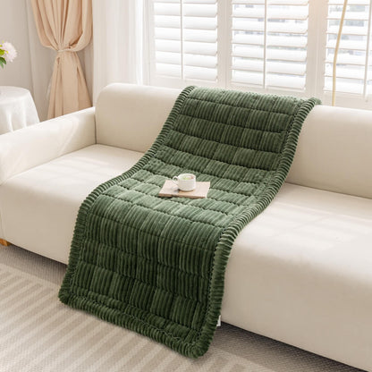 Plush Flannel Furniture Protector for Pets – Non-Slip Waterproof Sofa Throw for Dogs & Cats – Machine Washable Couch Shield