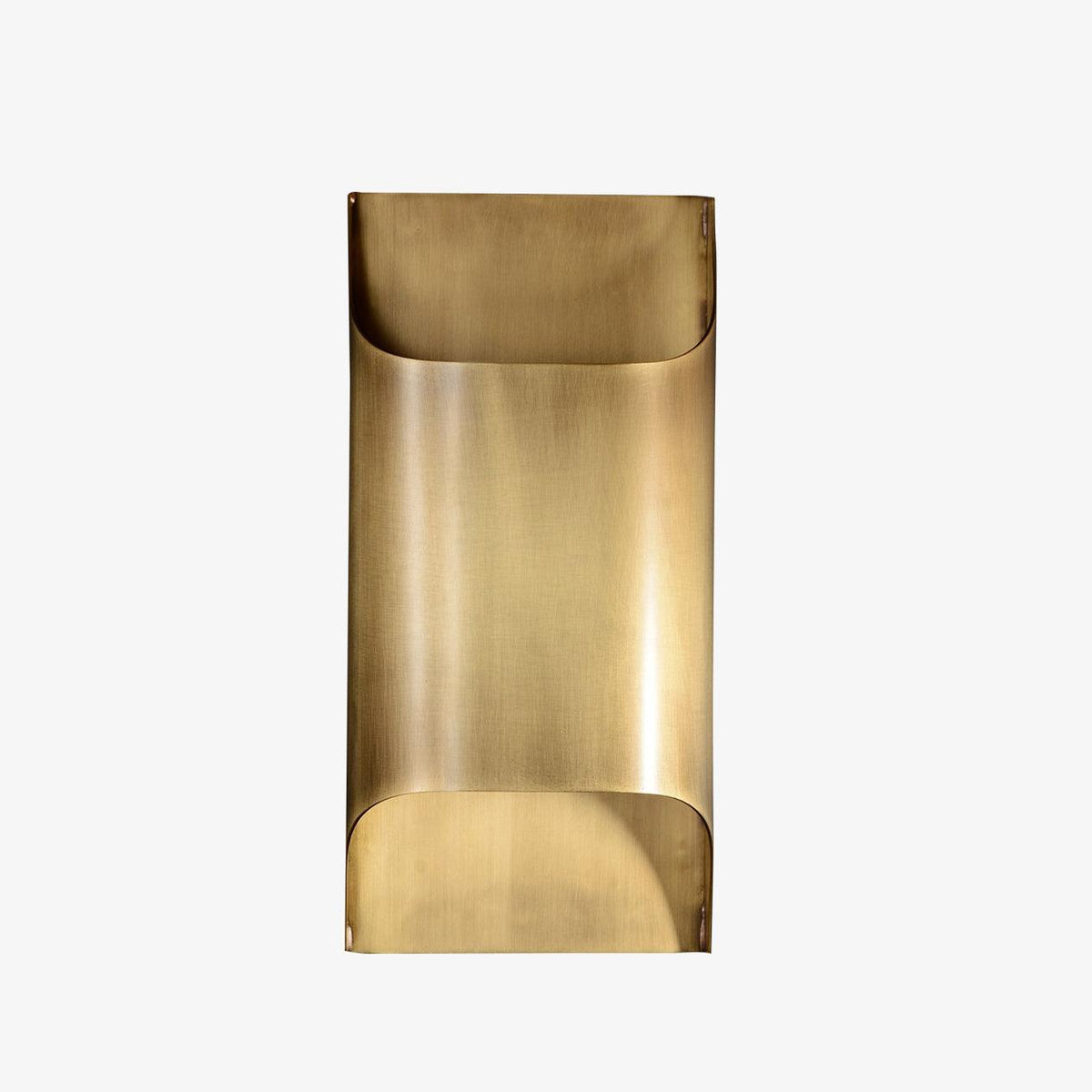 Brass Indoor LED Wall Light Fixture for Bedroom Living Room Hallway 10 Inch Square Contemporary Accent Lamp E14 G9 Socket Modern Home Lighti