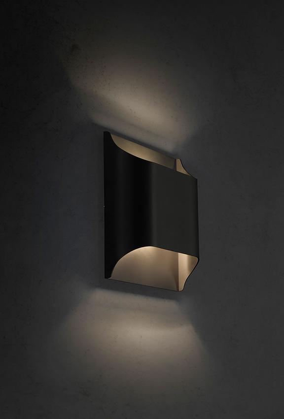 Brass Indoor LED Wall Light Fixture for Bedroom Living Room Hallway 10 Inch Square Contemporary Accent Lamp E14 G9 Socket Modern Home Lighti