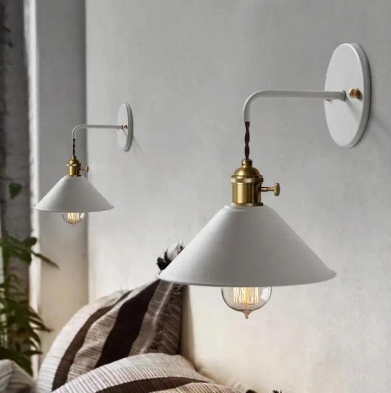Metal Wall Sconce with Adjustable Arm & Plated Finish in 7 Shades for Living Room Bedroom Hallway Home Office