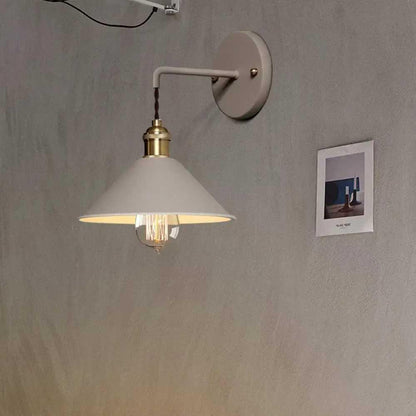 Metal Wall Sconce with Adjustable Arm & Plated Finish in 7 Shades for Living Room Bedroom Hallway Home Office