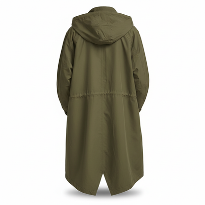 Packable Rain Jacket Women's Hooded Waterproof Windbreaker Oversized Lightweight Travel Coat Outdoor Athletic Layer