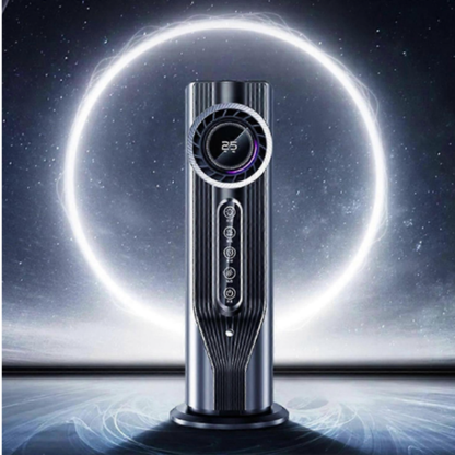 Personal Tower Fan with Water Cooling Tank & 6 Speeds – Quiet USB Desktop Evaporative Cooler for Bedroom, Office & Nightstand – Adjustable