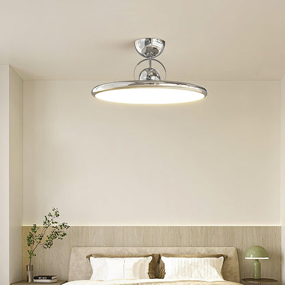 Flush Mount LED Overhead Light for Kitchen, Dining Room & Hallway – Metal Fixture in Chrome, Green or Beige Finish – 16-20 in Dimmable Ambie
