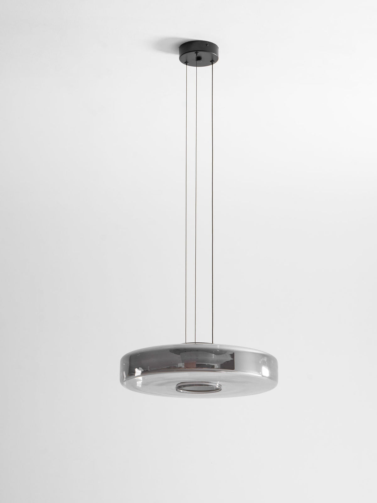 Tiered Glass Pendant Ceiling Fixture LED Multi-Level Hanging Light for Kitchen Island Dining Room Modern Layered Chandelier Adjustable Heigh